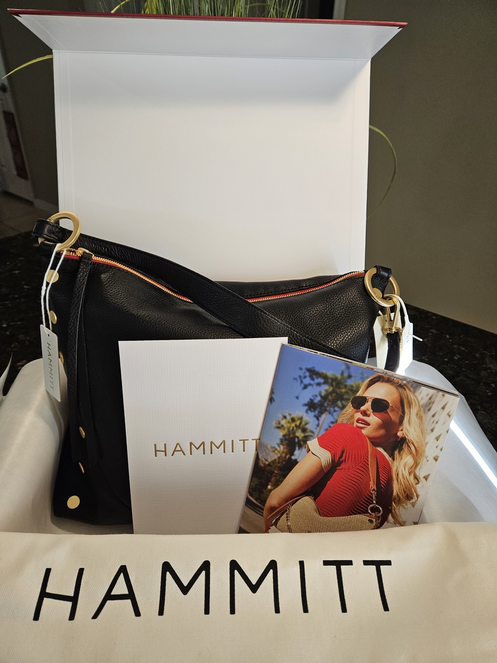Brand New Large Kyle Hammitt Handbag With Brushed Gold Hardware